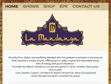 Tablet Screenshot of lamandanga.net